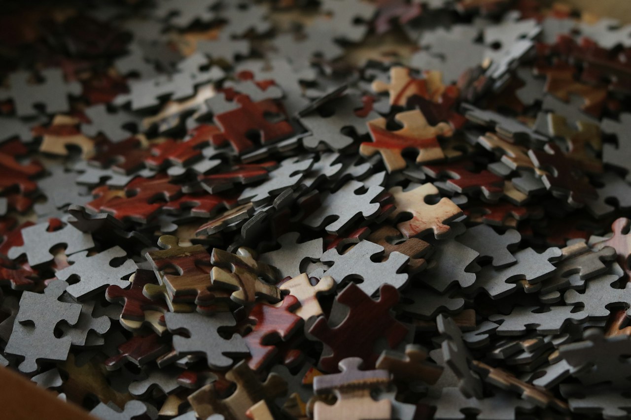 Kleurrijke puzzelstukjes voor een ontspannen spelmoment