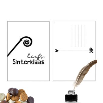 Een kaartje Liefs Sinterklaas