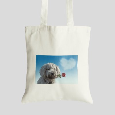 Katoenen tas met je eigen huisdier Katoenen tas met je eigen huisdier