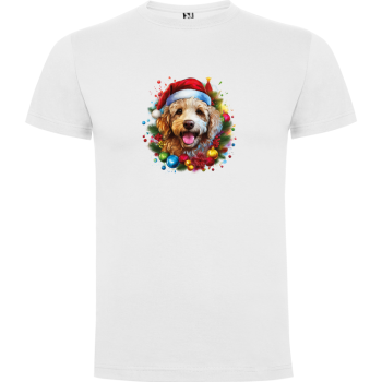 Labradoodle in Kerstsfeer