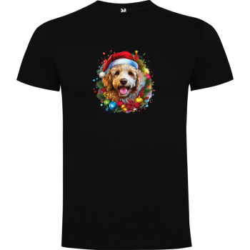 Labradoodle in Kerstsfeer