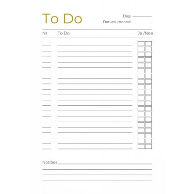 To Do by Jess